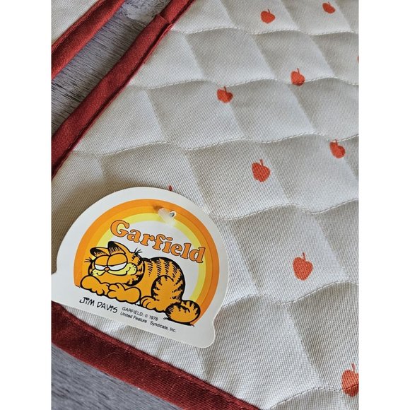 RARE NOS Vintage Garfield Jim Davis 2 Placemats w HANG TAGS 1970s New - Picture 6 of 12